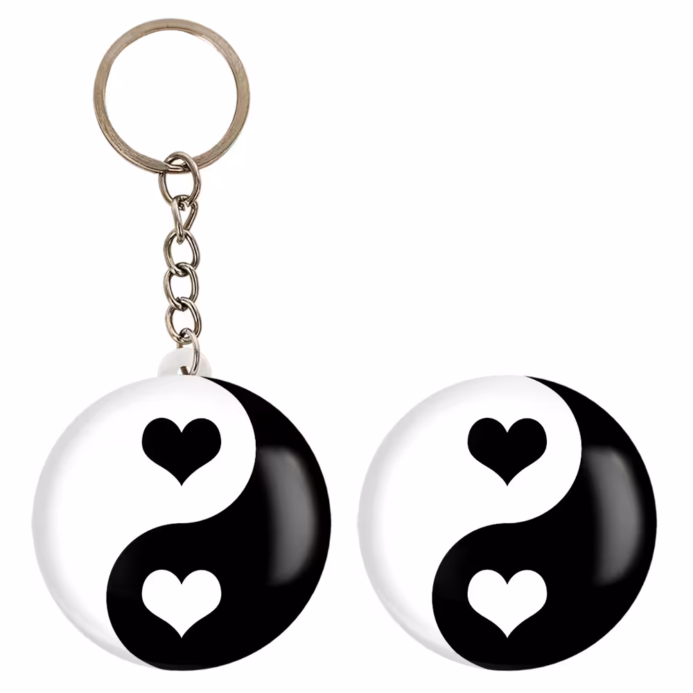 پیکسل خندالو مدل یین و یانگ کد 6224 به همراه جاکلیدی