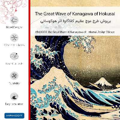 برچسب پوششی ماهوت مدل The Great Wave off Kanagawa of Hokusai-FullSkin مناسب برای گوشی موبایل سامسونگ Galaxy M30s