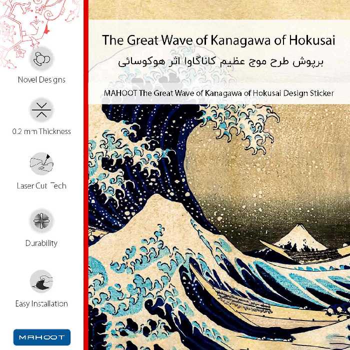 برچسب پوششی ماهوت مدل The Great Wave off Kanagawa of Hokusai-FullSkin مناسب برای گوشی موبایل سامسونگ Galaxy M30s