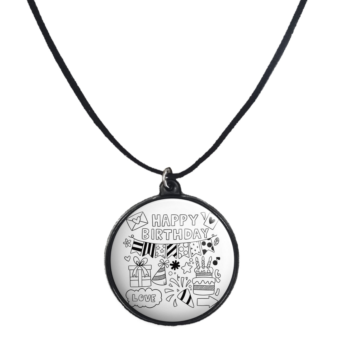 گردنبند پرمانه طرح تولد کد pmb.25819 مدل دو طرفه