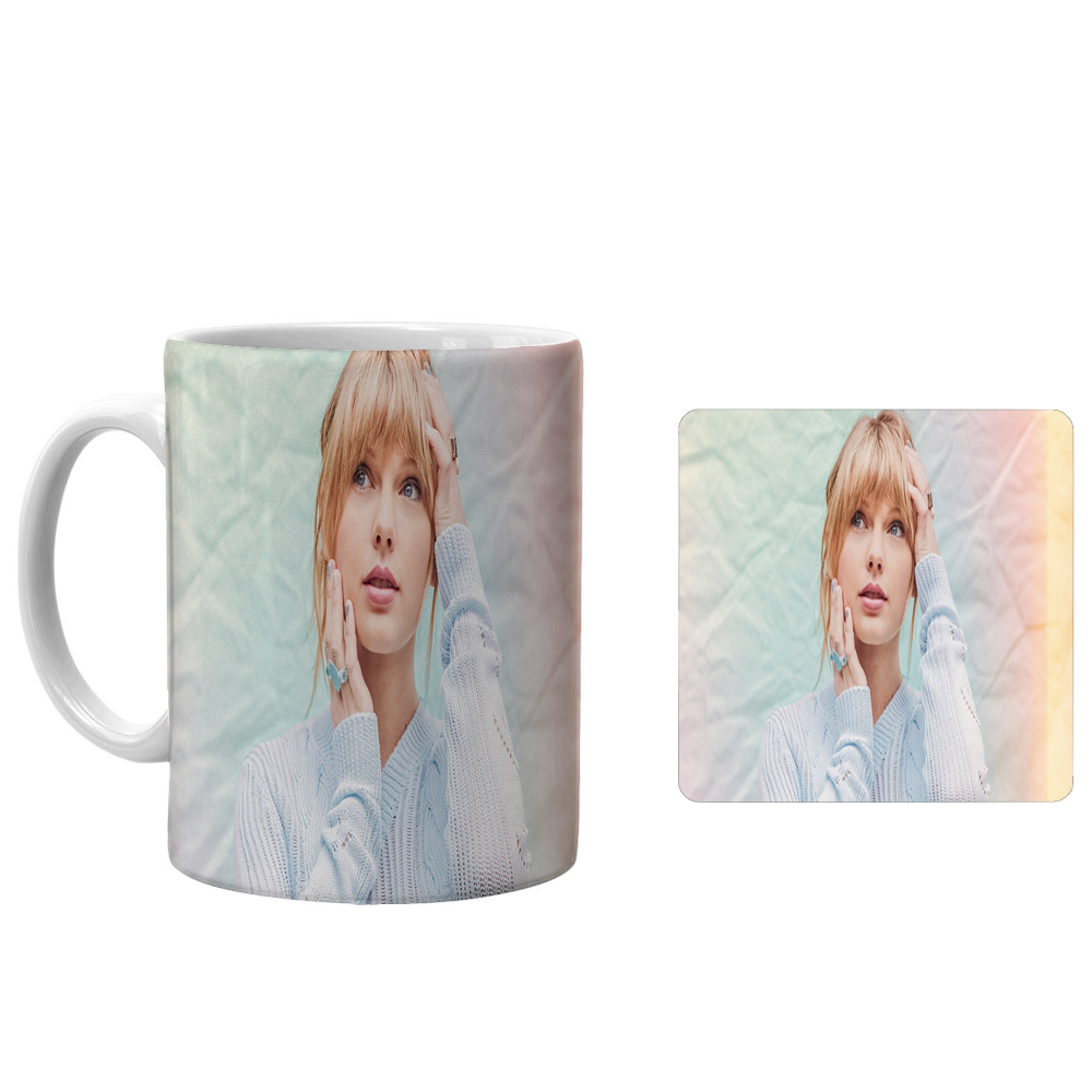 ماگ طرح تیلور سوییفت به همراه زیرلیوانی