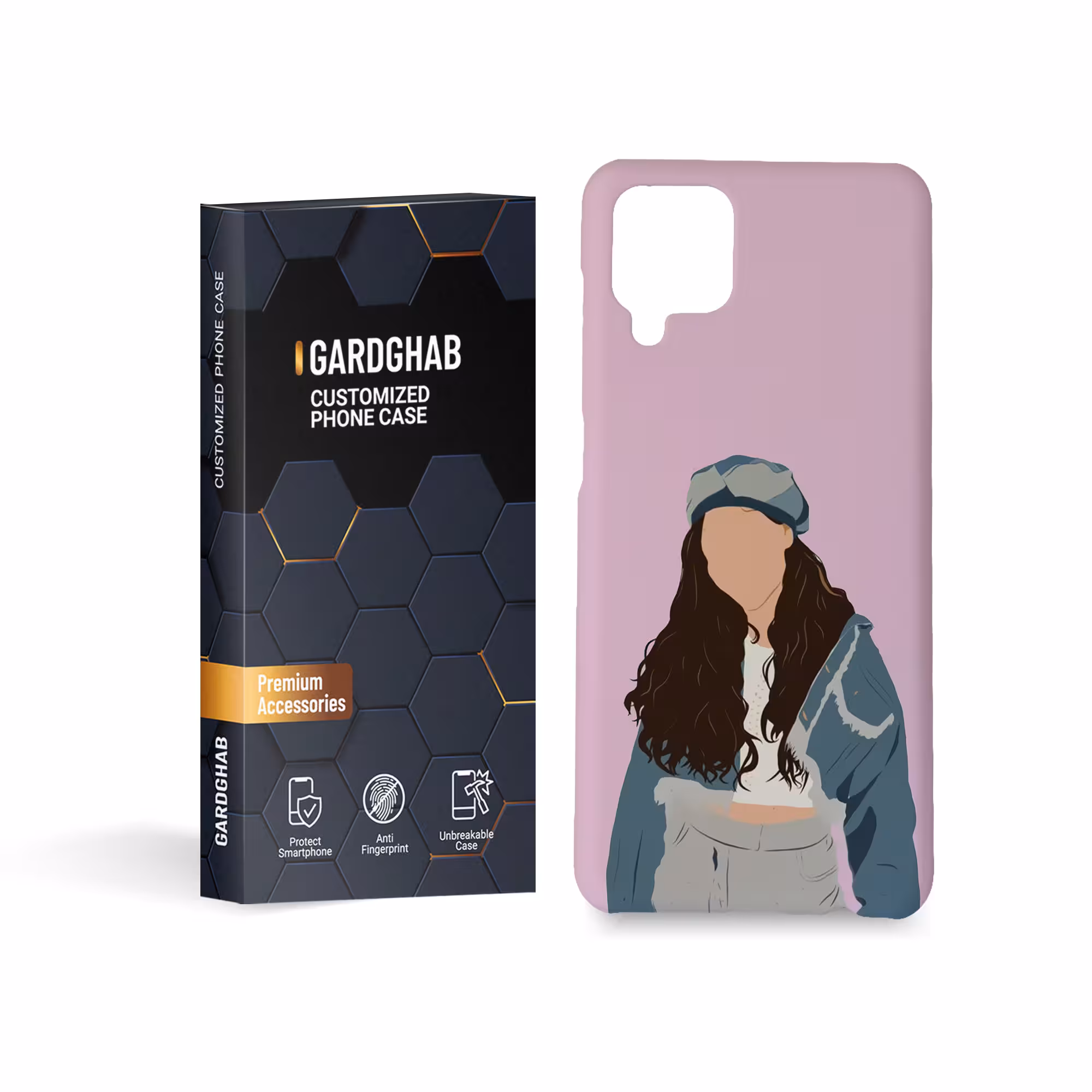 کاور گارد قاب مدل دخترانه مناسب برای گوشی موبایل سامسونگ Galaxy a12