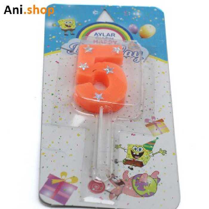 شمع عدد 5 کد 52