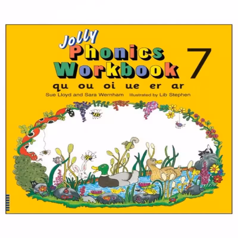 Jolly Phonics Workbook Book 7 کتاب