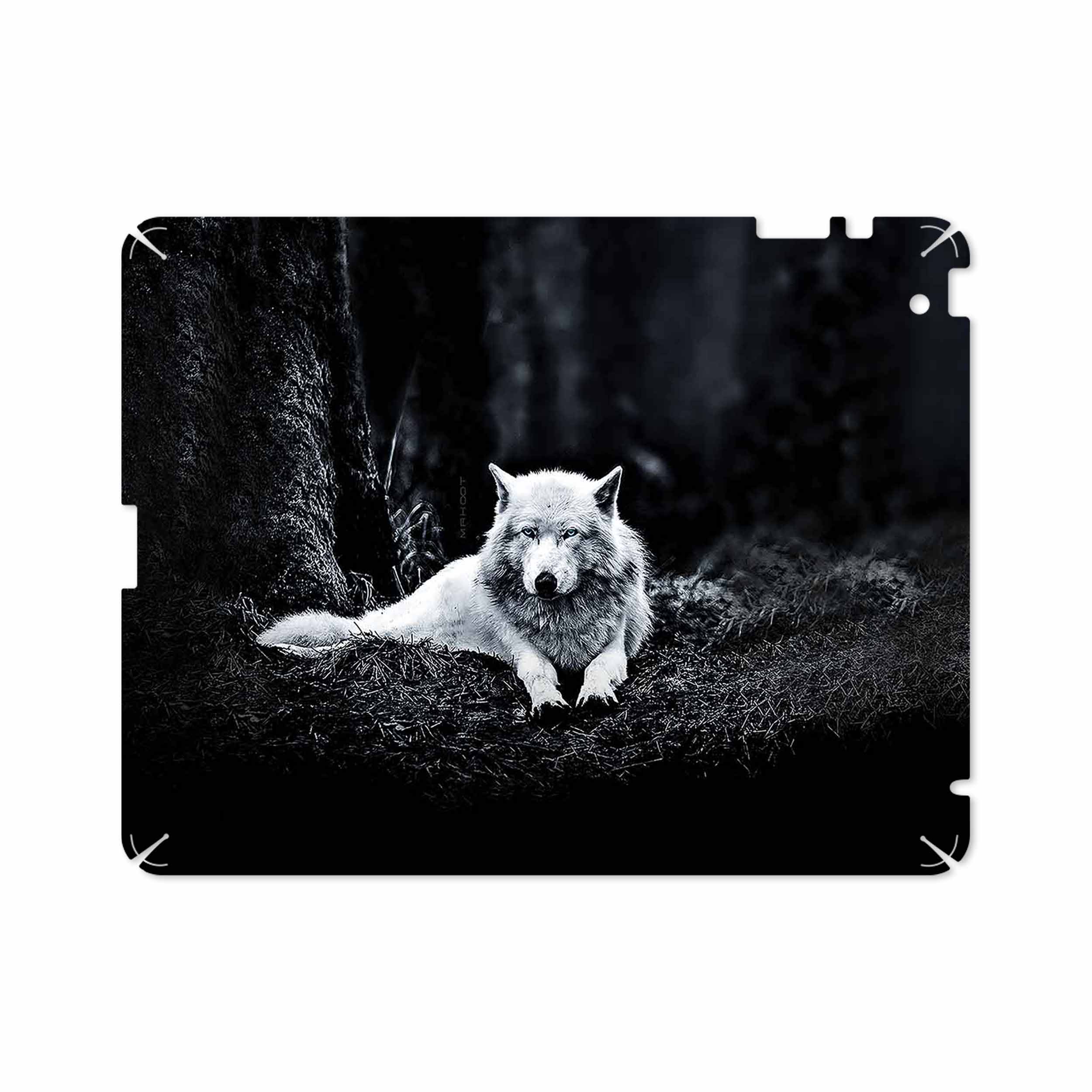 برچسب پوششی ماهوت مدل Dire Wolf مناسب برای تبلت اپل iPad 2 2011 A1397