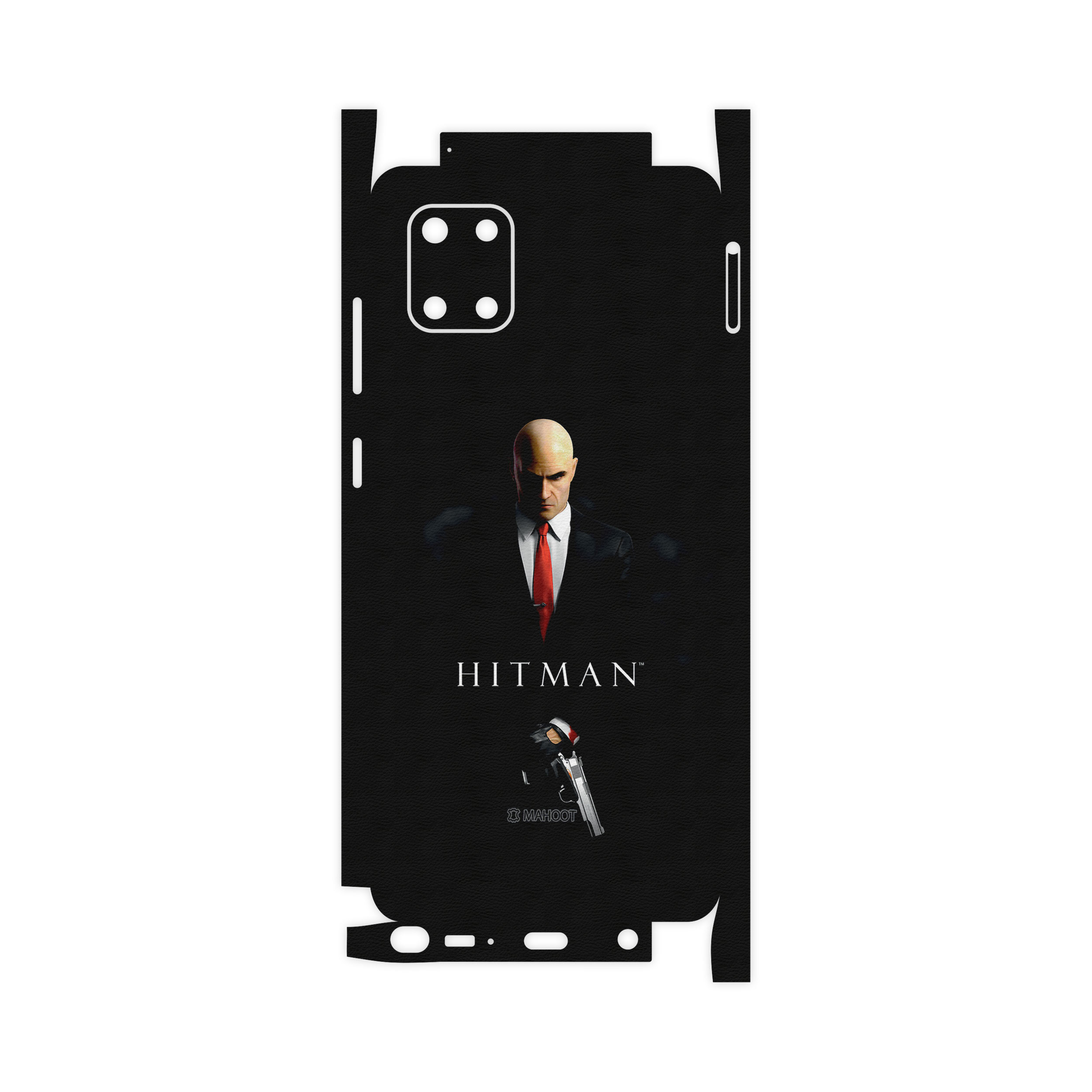 برچسب پوششی ماهوت مدل Full skin-HITMAN-Game مناسب برای گوشی موبایل سامسونگ Galaxy Note10Lite