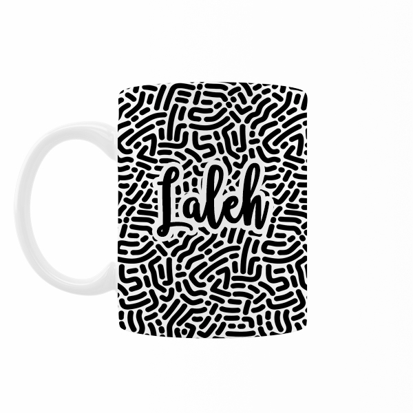 ماگ رژارت مدل اسم لاله