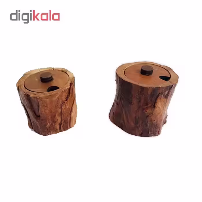 جای ادویه طرح تنه درخت کد 1 مجموعه 2 عددی