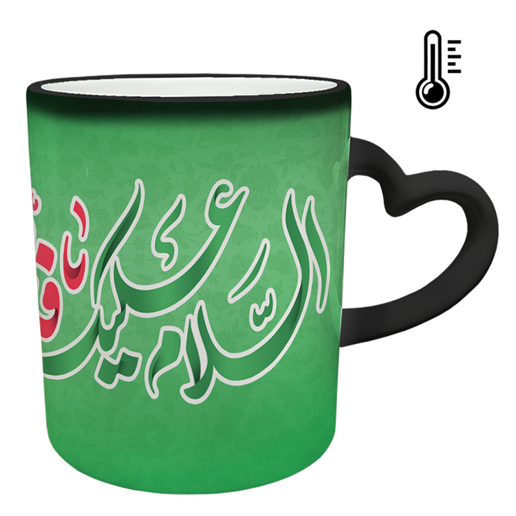 ماگ حرارتی مدل دسته قلبی طرح روز مادر کد 31