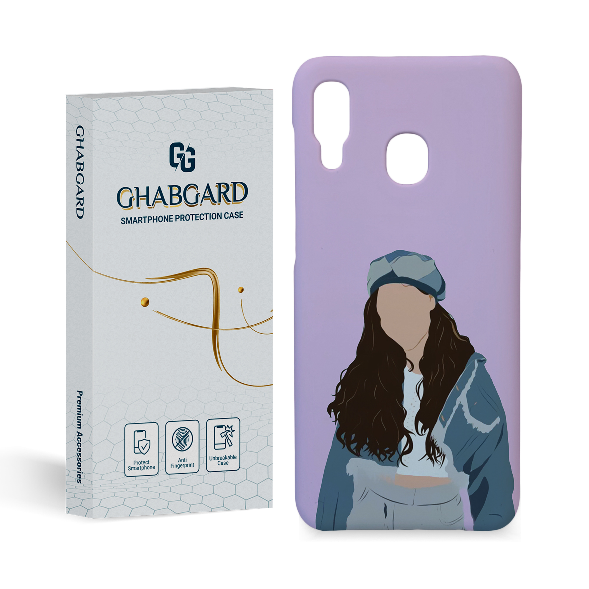 کاور گارد قاب مدل دخترانه مناسب برای گوشی موبایل سامسونگ galaxy a20 \ a30 