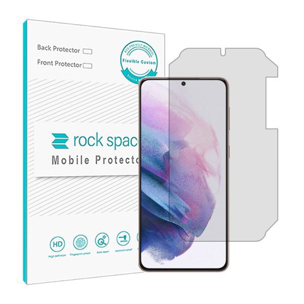 گلس سامسونگ S21 5G مدل نانو هیدروژل شفاف برند راک اسپیس سایز M کد 12820