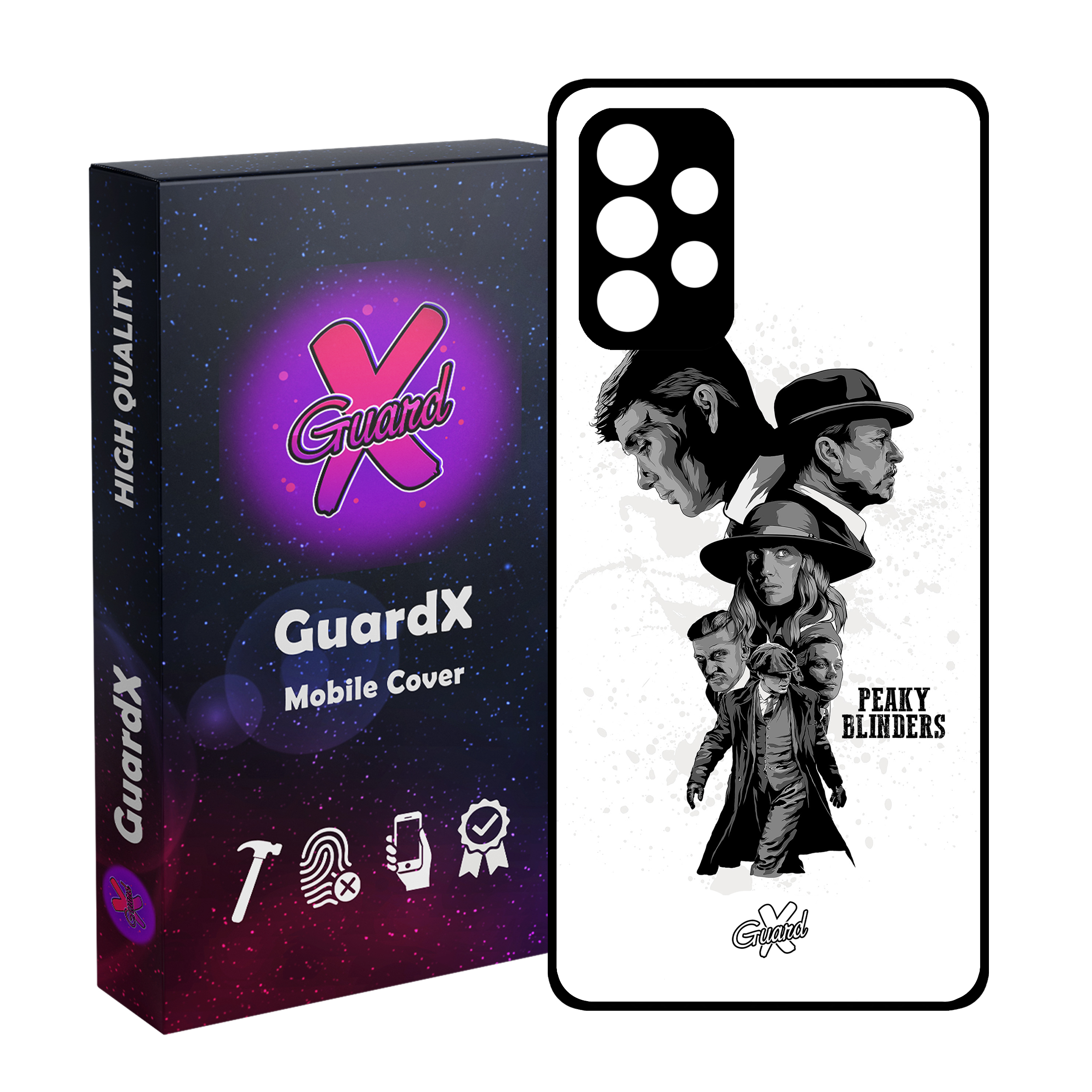 کاور گارد ایکس طرح Peaky Blinders مدل Glass10005 مناسب برای گوشی موبایل سامسونگ Galaxy A72