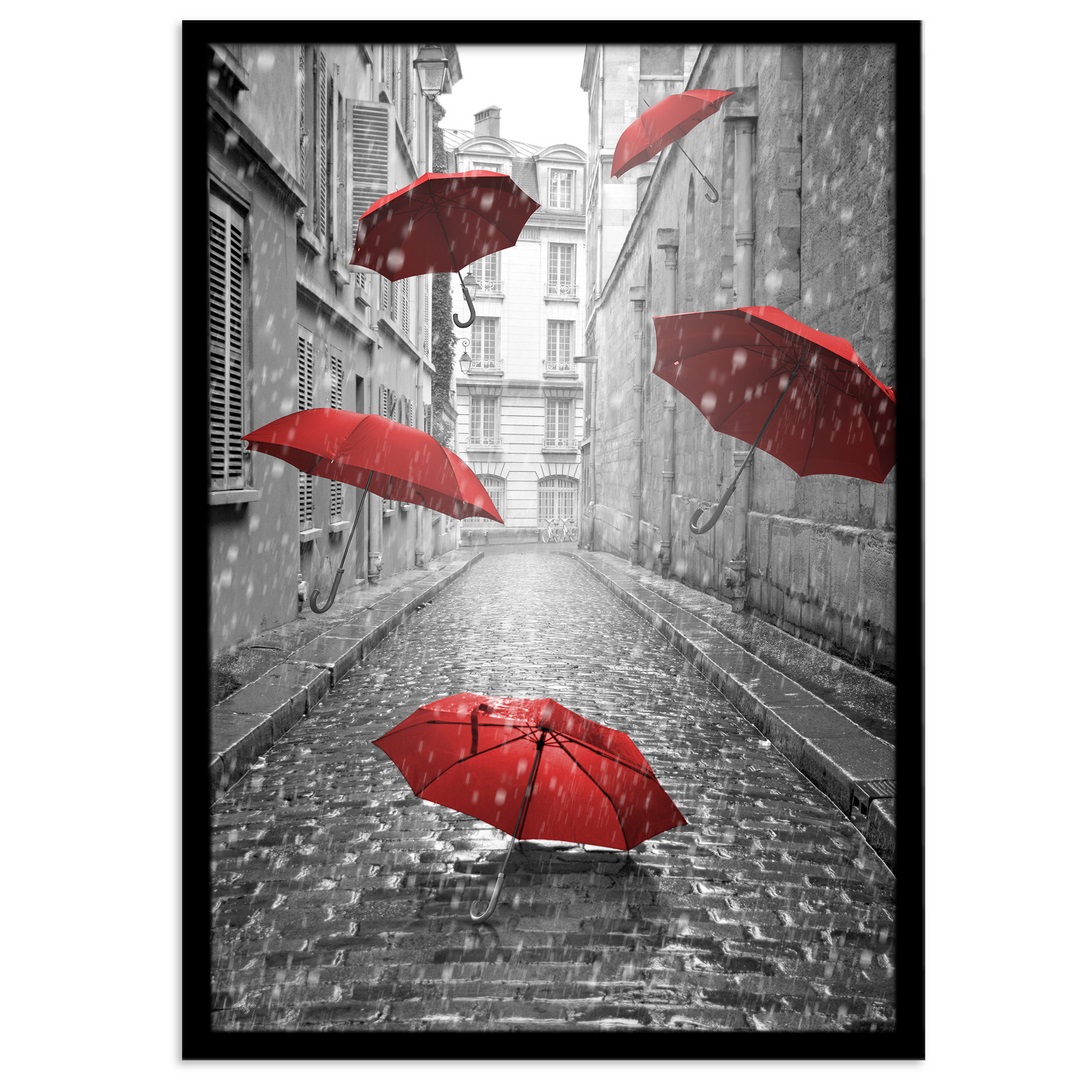 تابلو بکلیت طرح چتر قرمز مدل B-S884