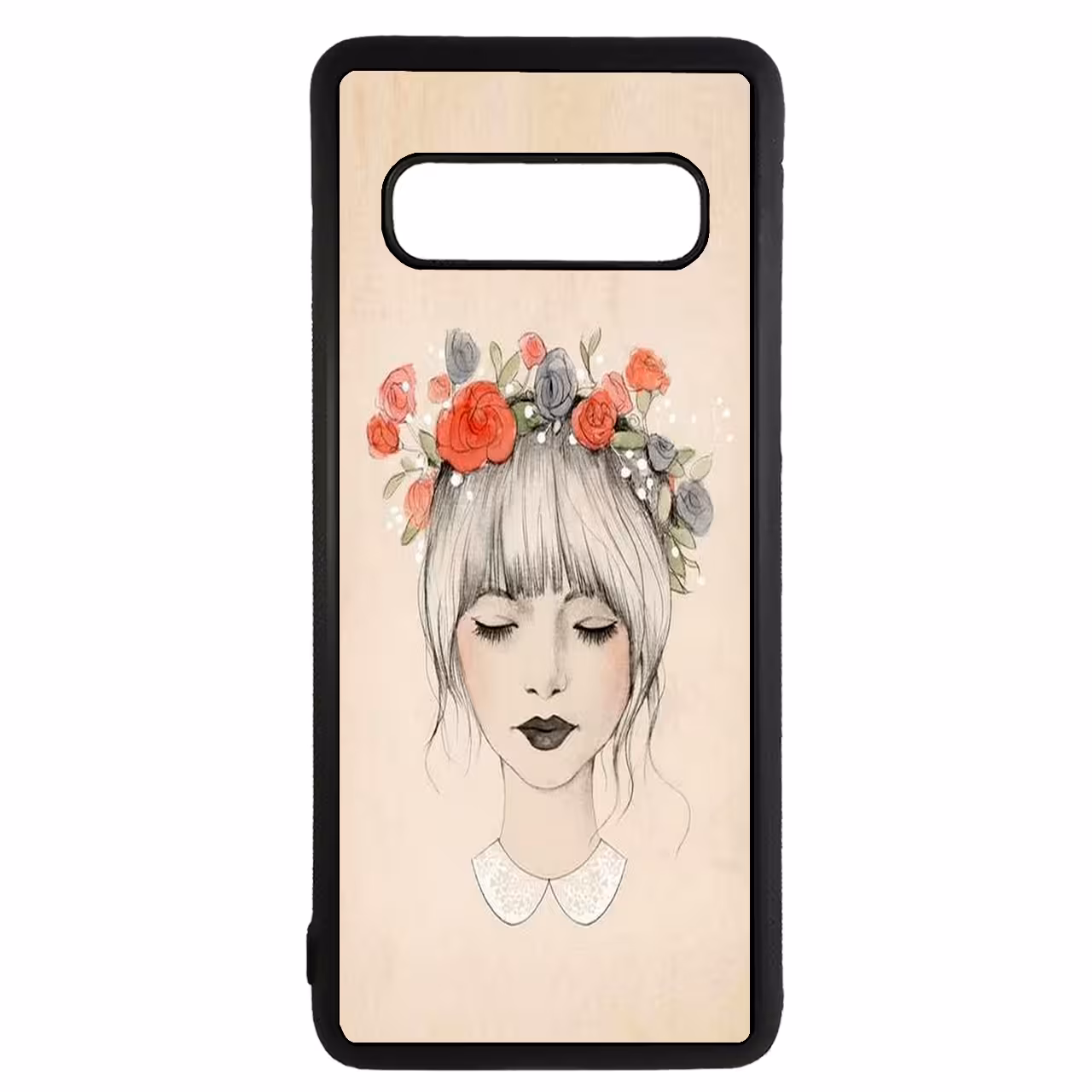 کاور طرح دختر کد 1105350 مناسب برای گوشی موبایل سامسونگ galaxy s10 plus
