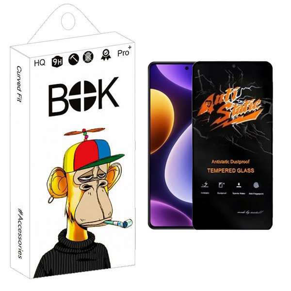 محافظ صفحه نمایش بوک مدل Carbon Antistatic مناسب برای گوشی موبایل شیائومی Redmi Note 13 5G / Note 13R Pro | کالا برتری