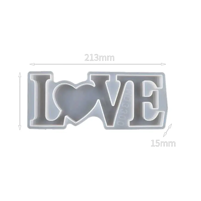 قالب سیلیکونی رزین طرح LOVE