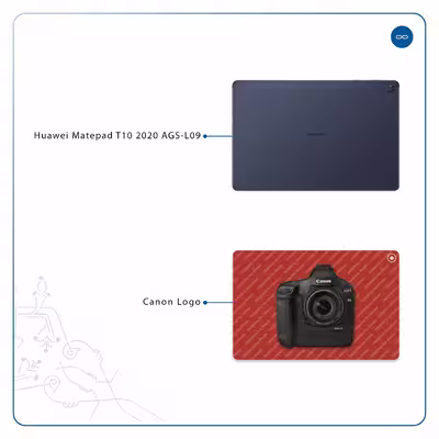 برچسب پوششی ماهوت مدل Canon-Logo مناسب برای تبلت هوآوی Matepad T10 2020 AGS-L09