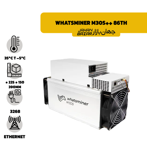 ماینر میکرو بی تی Whatsminer M30S 86TH