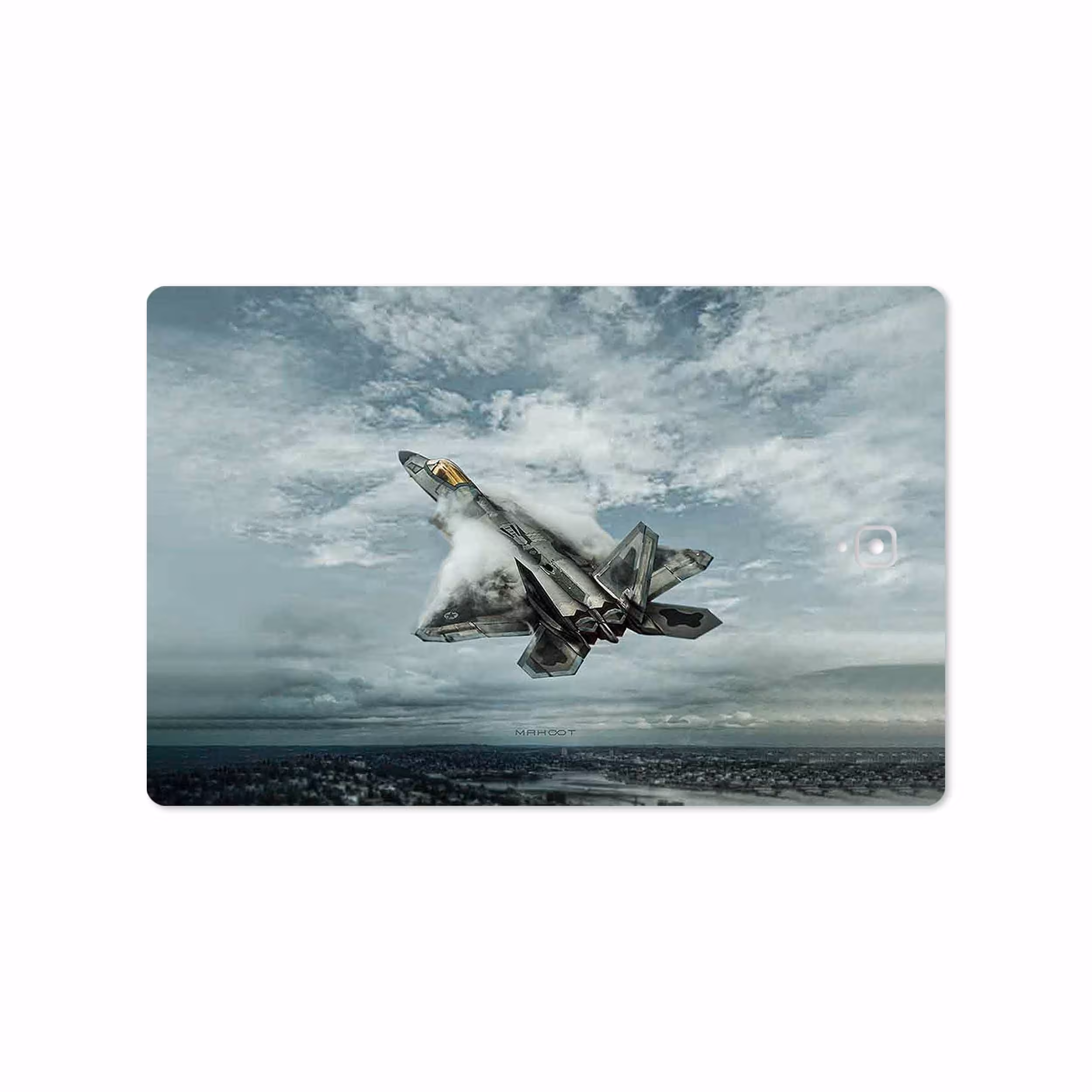 برچسب پوششی ماهوت مدل F-22 Raptor مناسب برای تبلت سامسونگ Galaxy Tab S3 9.7 2017 T820