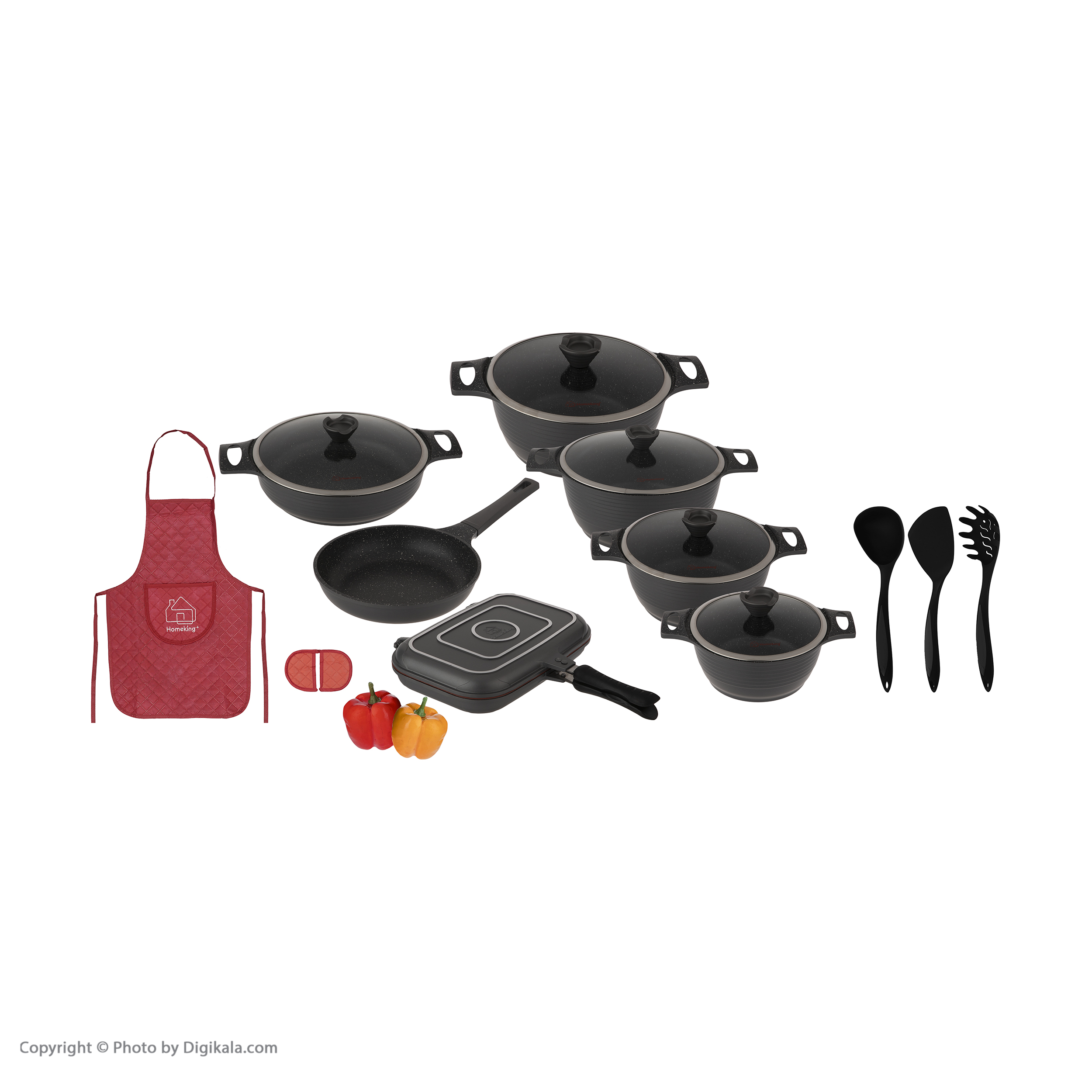  سرویس پخت وپز 18 پارچه هوم کینگ مدل Hannover 