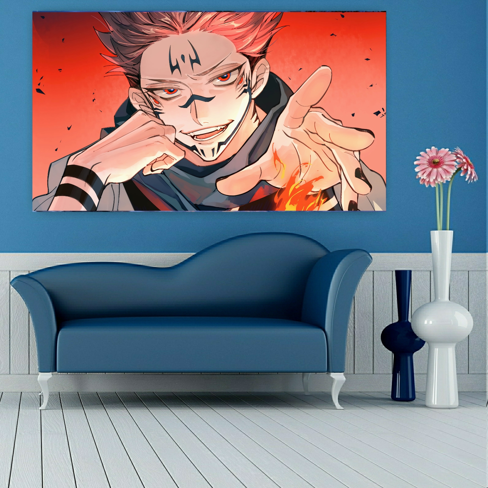 تابلو شاسی طرح انیمه جوجوتسو مدلKG197