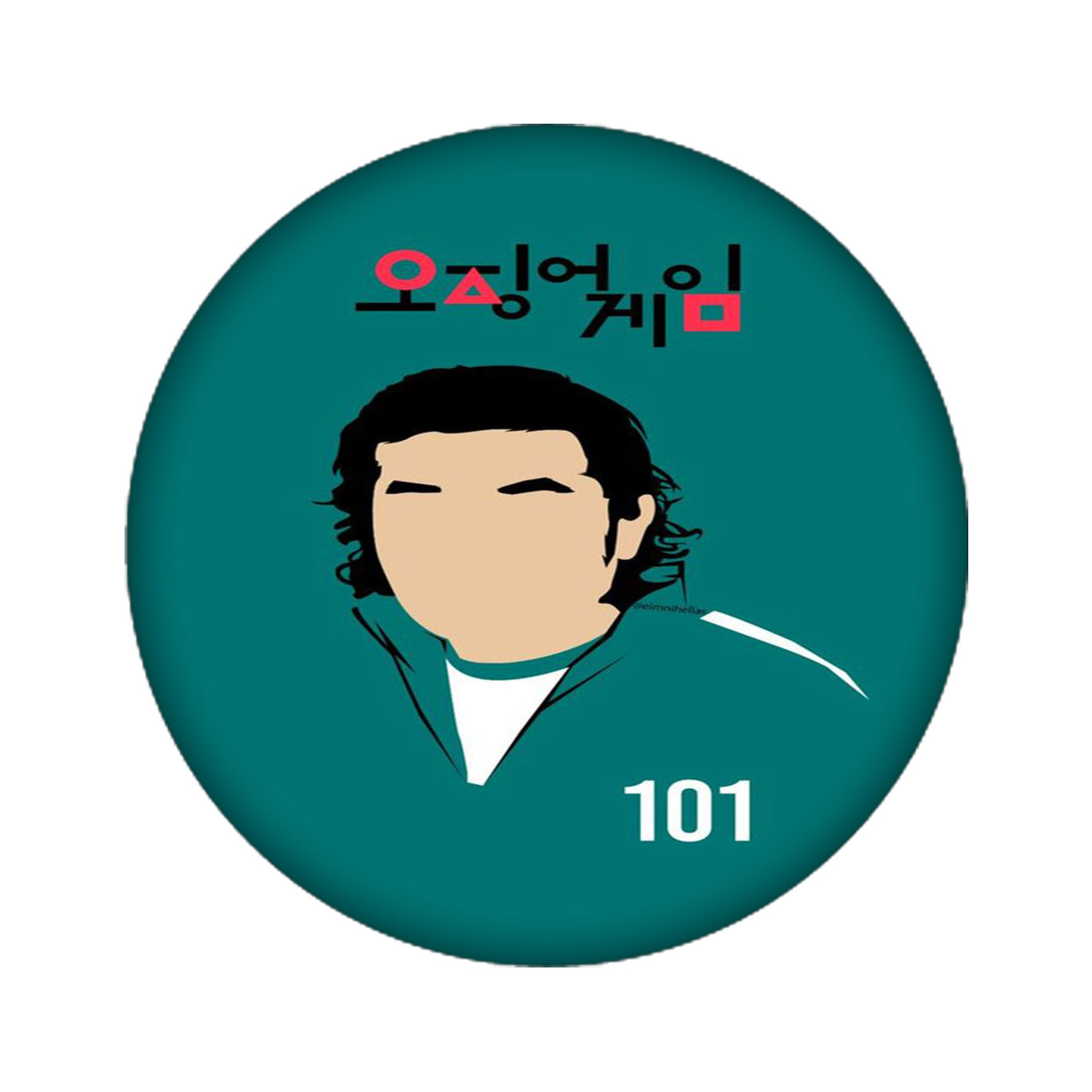 زیر لیوانی مدل Squid Game کد 2208