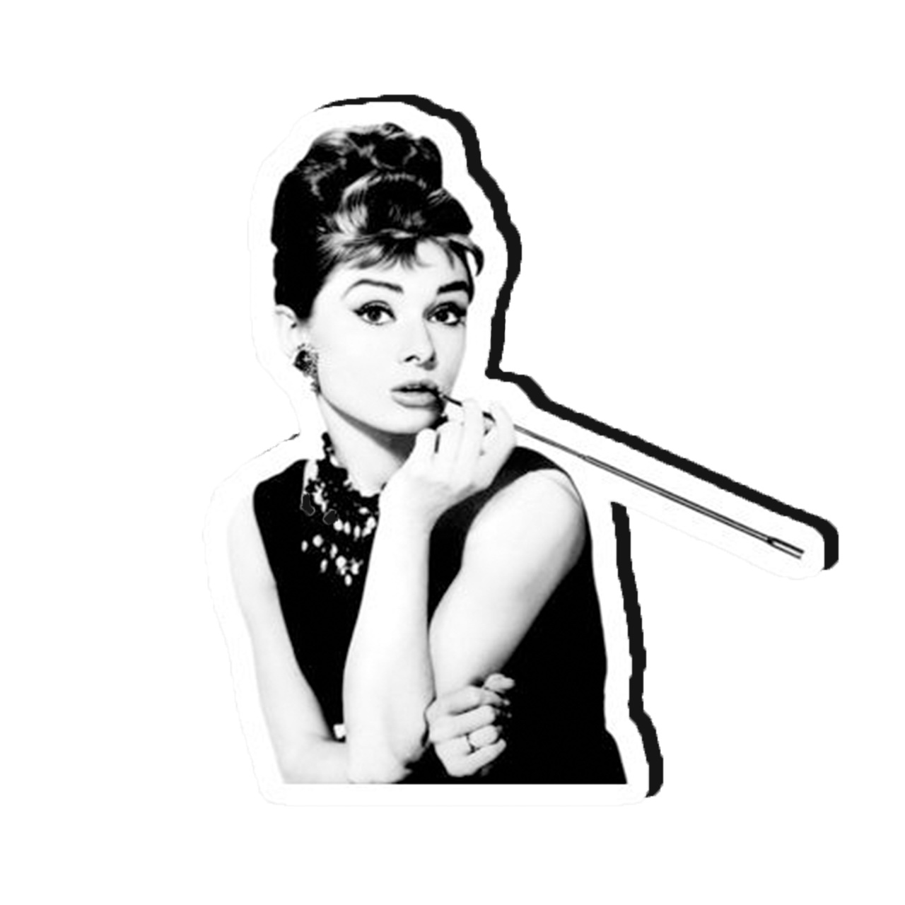 استیکر تزئینی موبایل و تبلت مدل دختر کد 3469