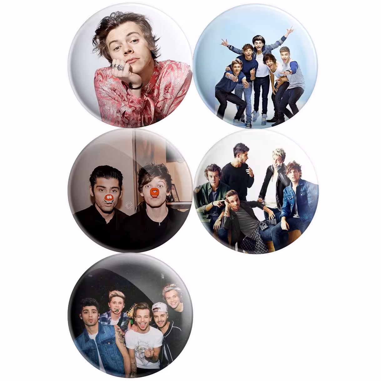 پیکسل پرمانه طرح One Direction کد pmg5.8965 مجموعه 5 عددی