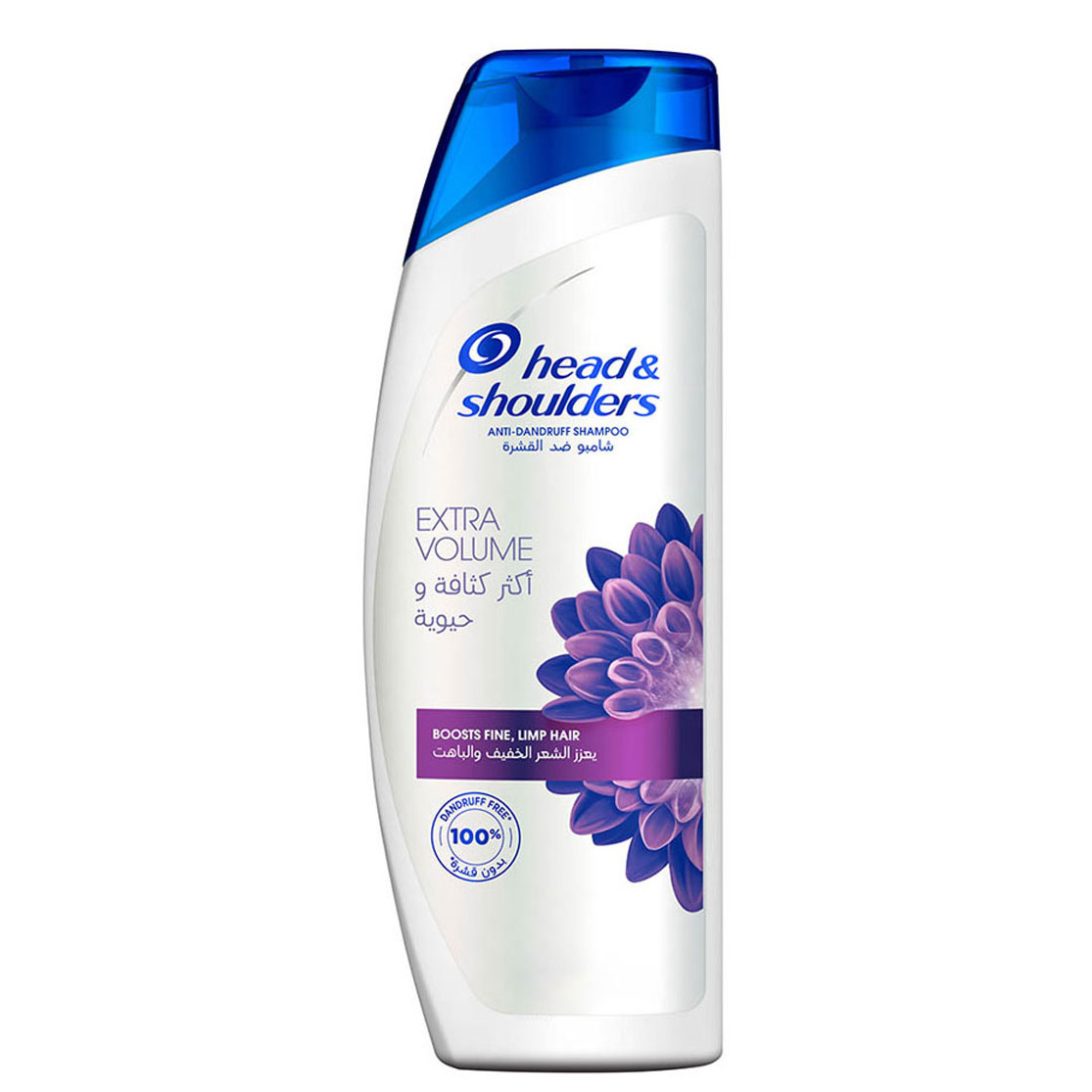 شامپو تقویت کننده و ترمیم کننده مو هد اند شولدرز مدل Extra Volume حجم 400 میلی لیتر