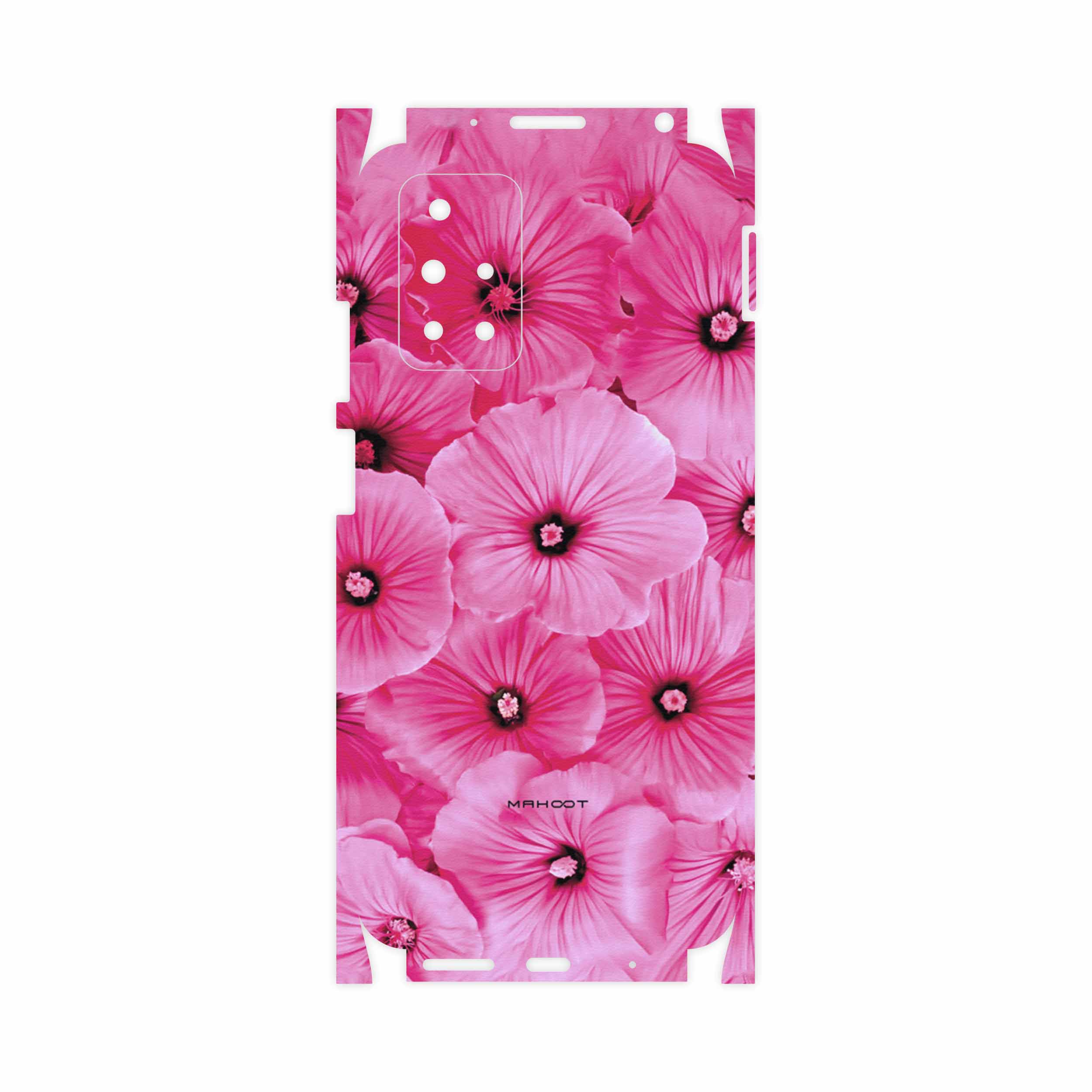 برچسب پوششی ماهوت مدل Pink-Flower-FullSkin مناسب برای گوشی موبایل شیائومی Redmi 10