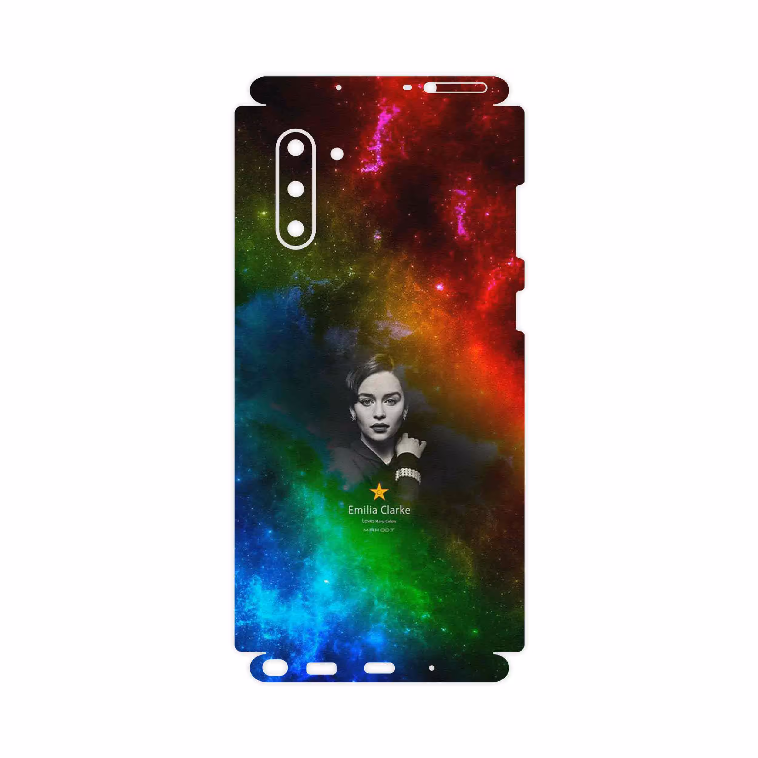 برچسب پوششی ماهوت مدل emilia clarke-FullSkin مناسب برای گوشی موبایل سامسونگ Galaxy Note 10