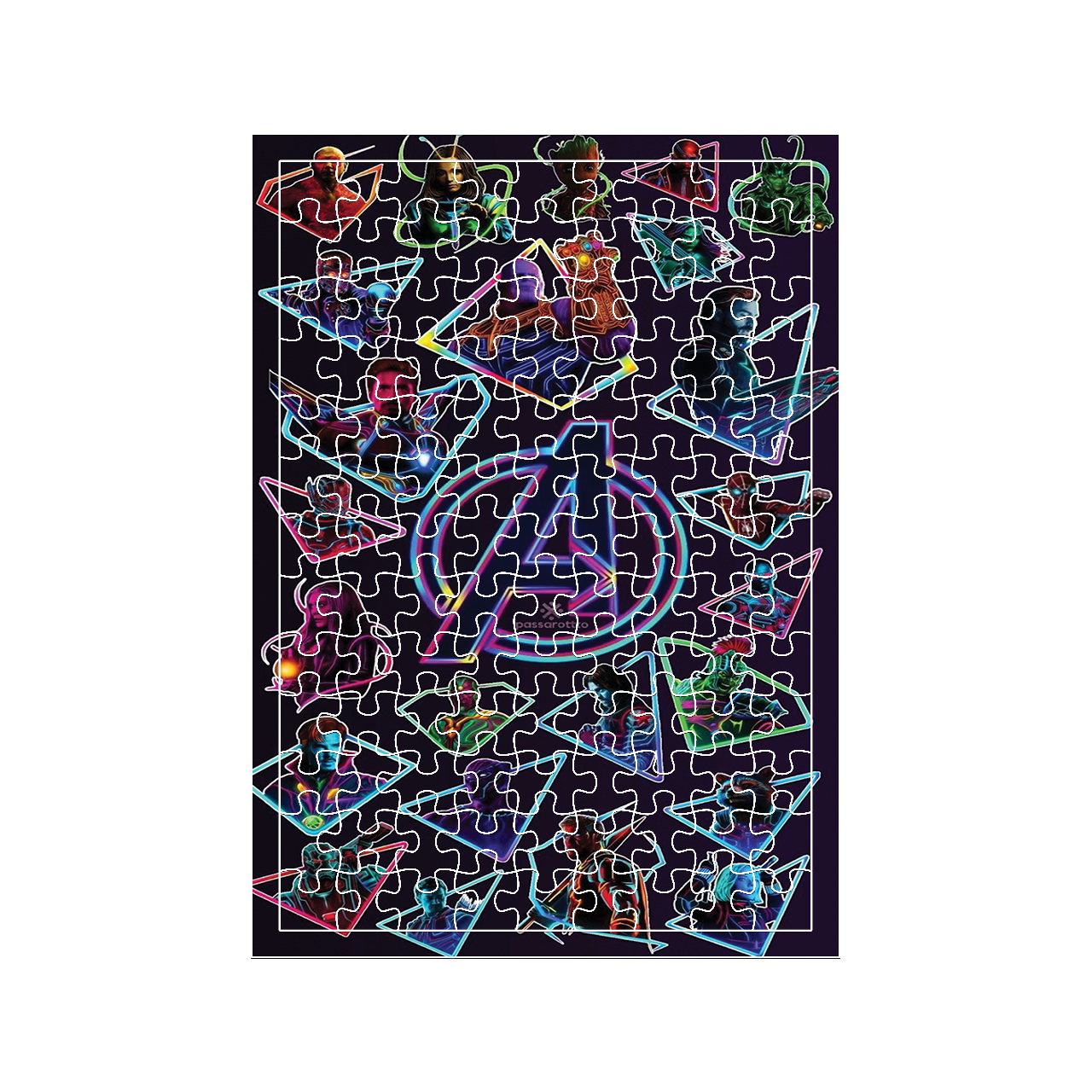 پازل 117 تکه مدل لوگو کد 605