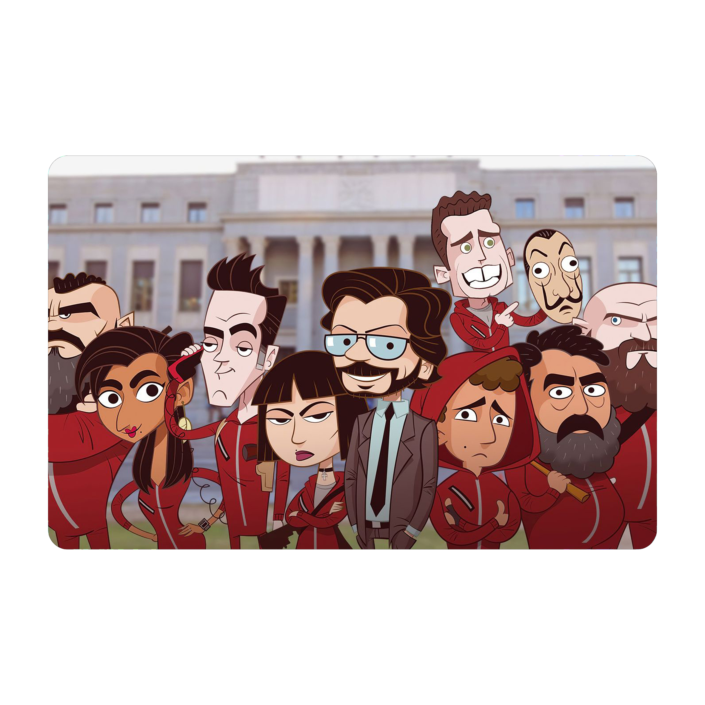 ماوس پد طرح مانی هیست مدل mpb111