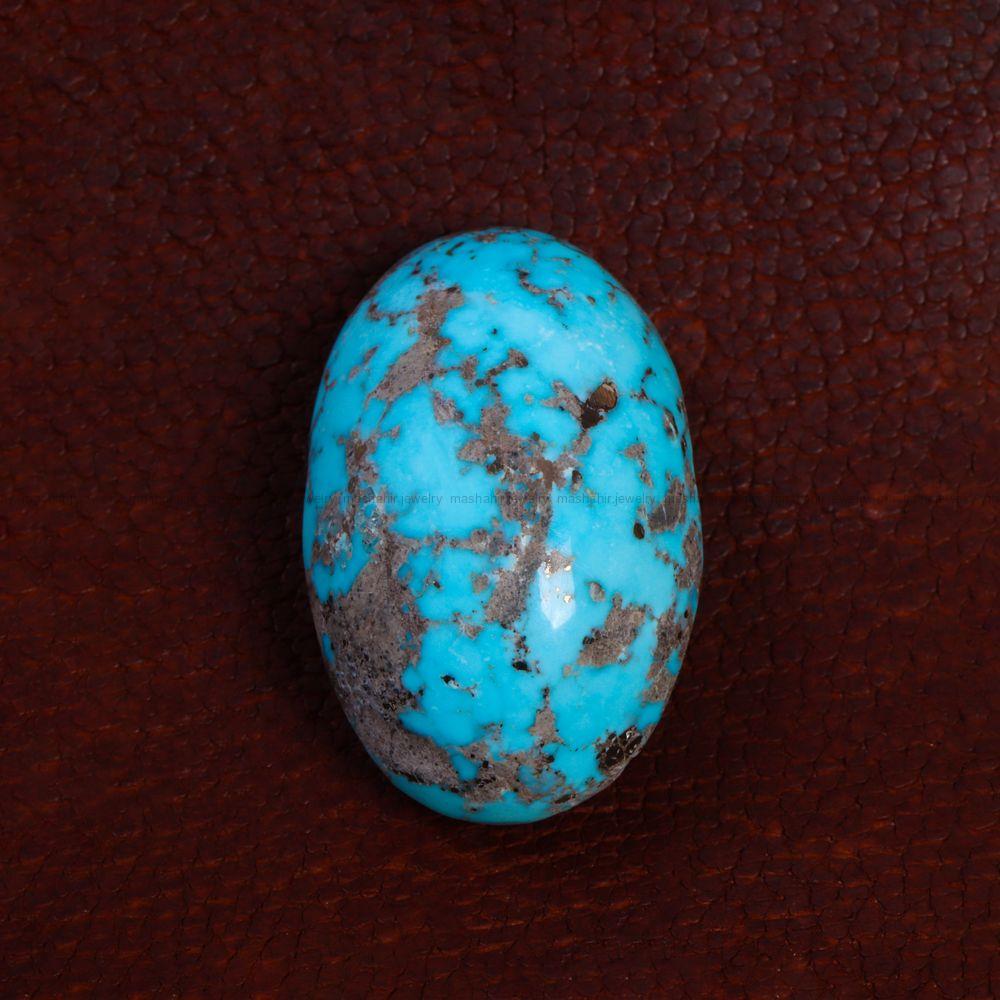 نگین فیروزه شجری کد 13988 - جواهری مشاهیر