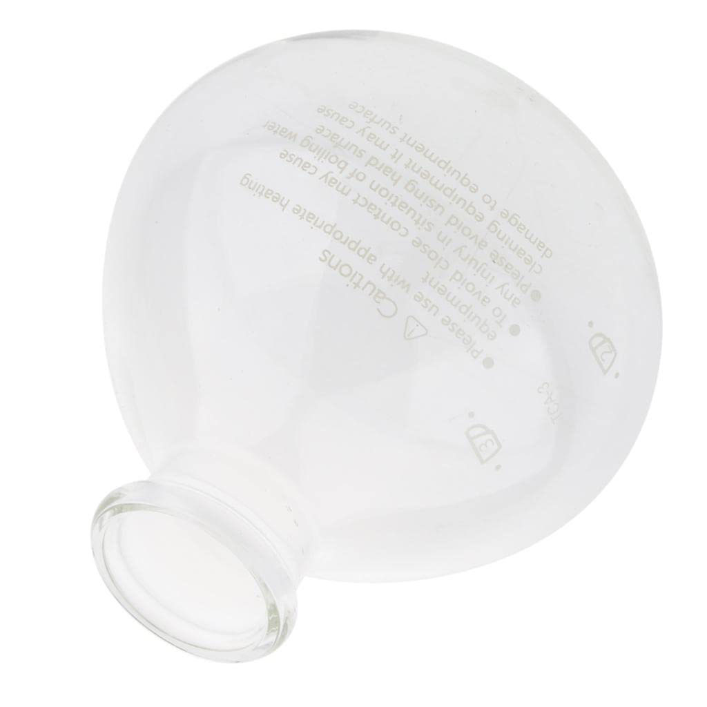 شیشه یدکی سایفون 3 کاپ | مخزن پایینی سایفون | فروشگاه کافی سل