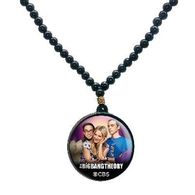گردنبند پرمانه طرح big bang theory کد pmd.14403 مدل دو طرفه