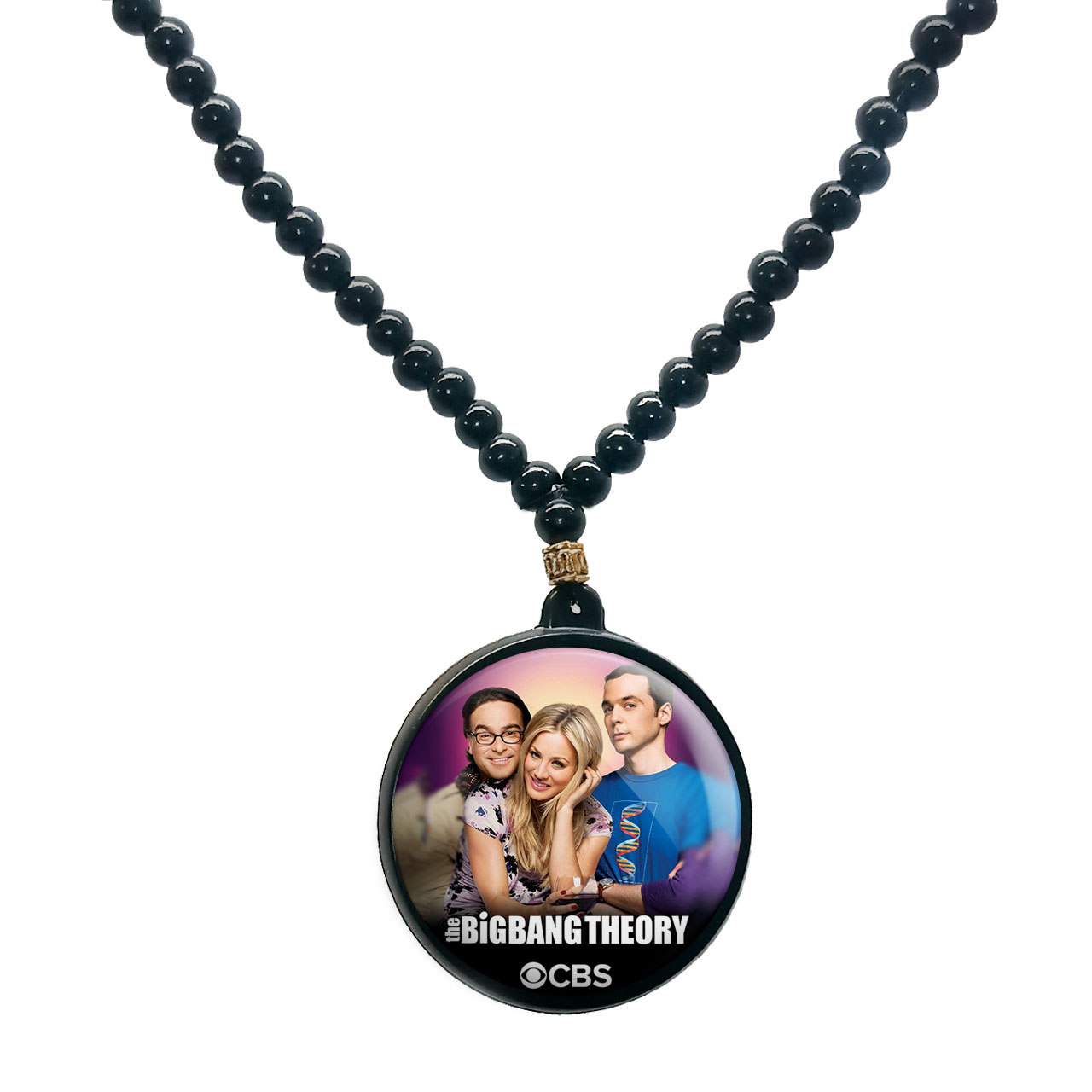 گردنبند پرمانه طرح big bang theory کد pmd.14403 مدل دو طرفه