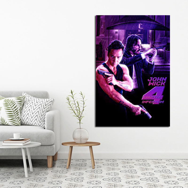 تابلو شاسی مدل جان ویک 2023 کد 13 | دنیای قاب