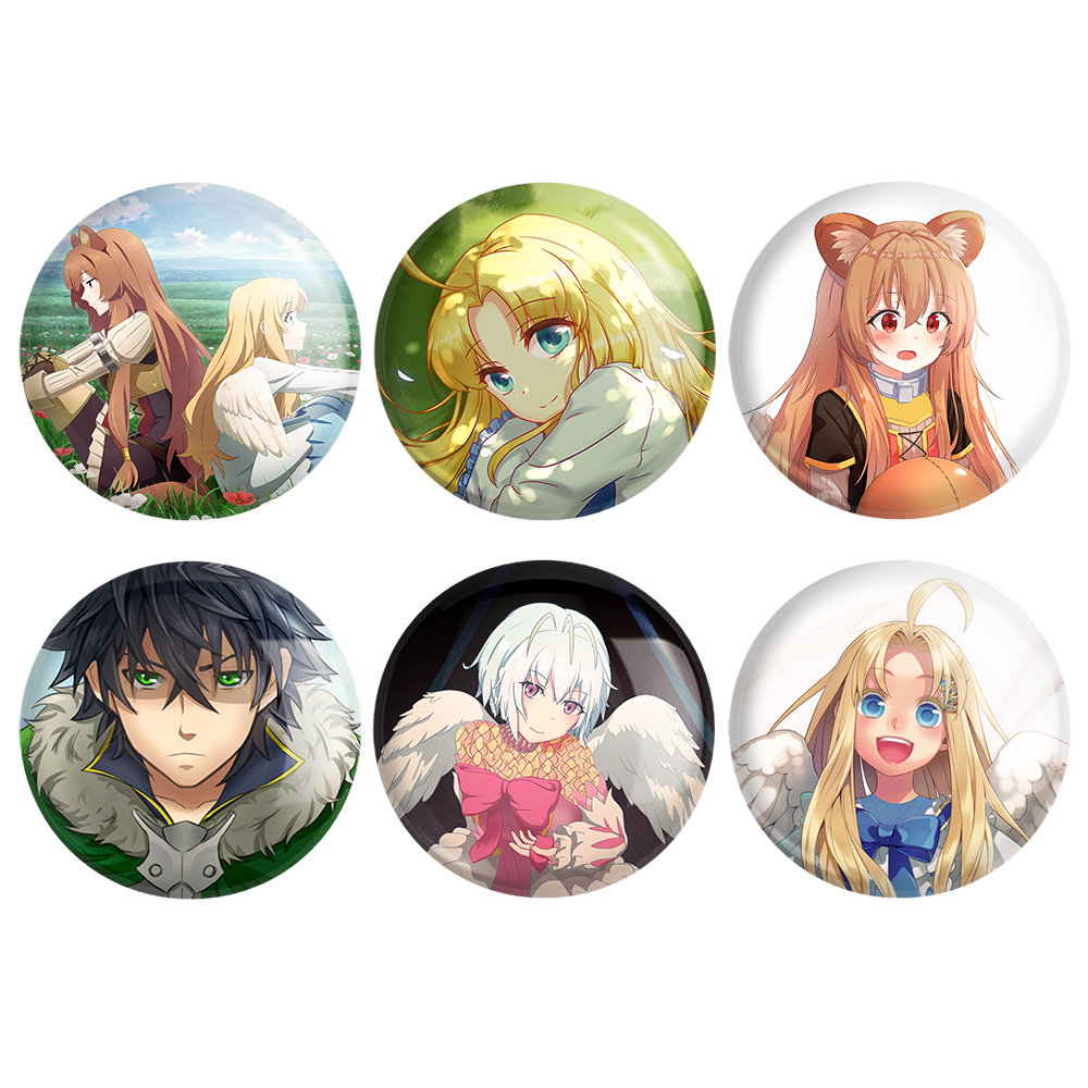 پیکسل خندالو مدل انیمه ظهور قهرمان سپر کد 828A مجموعه 6 عددی