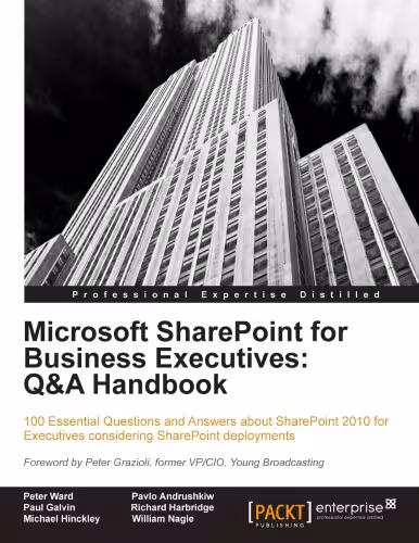 خرید و دانلود نسخه کامل کتاب Microsoft SharePoint for Business Executives: Q&amp;A Handbook