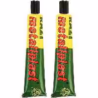 چسب آهن رازی مدل metallplast حجم 50 میلی لیتر بسته 2 عددی