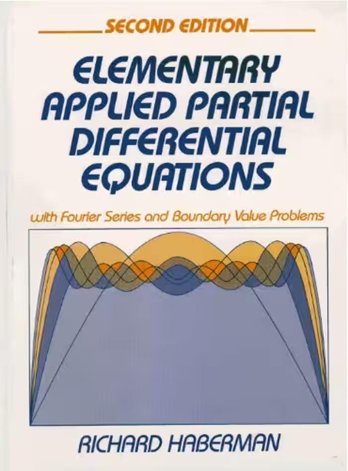 خرید و دانلود نسخه کامل کتاب Elementary Applied Partial Differential Equations: With Fourier Series and Boundary Value Problems