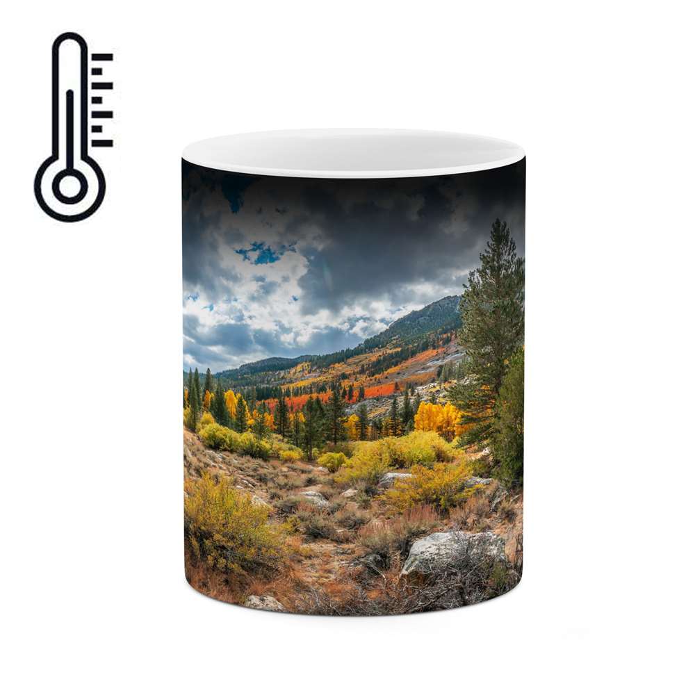 ماگ حرارتی کاکتی طرح منظره مدل mgh13092