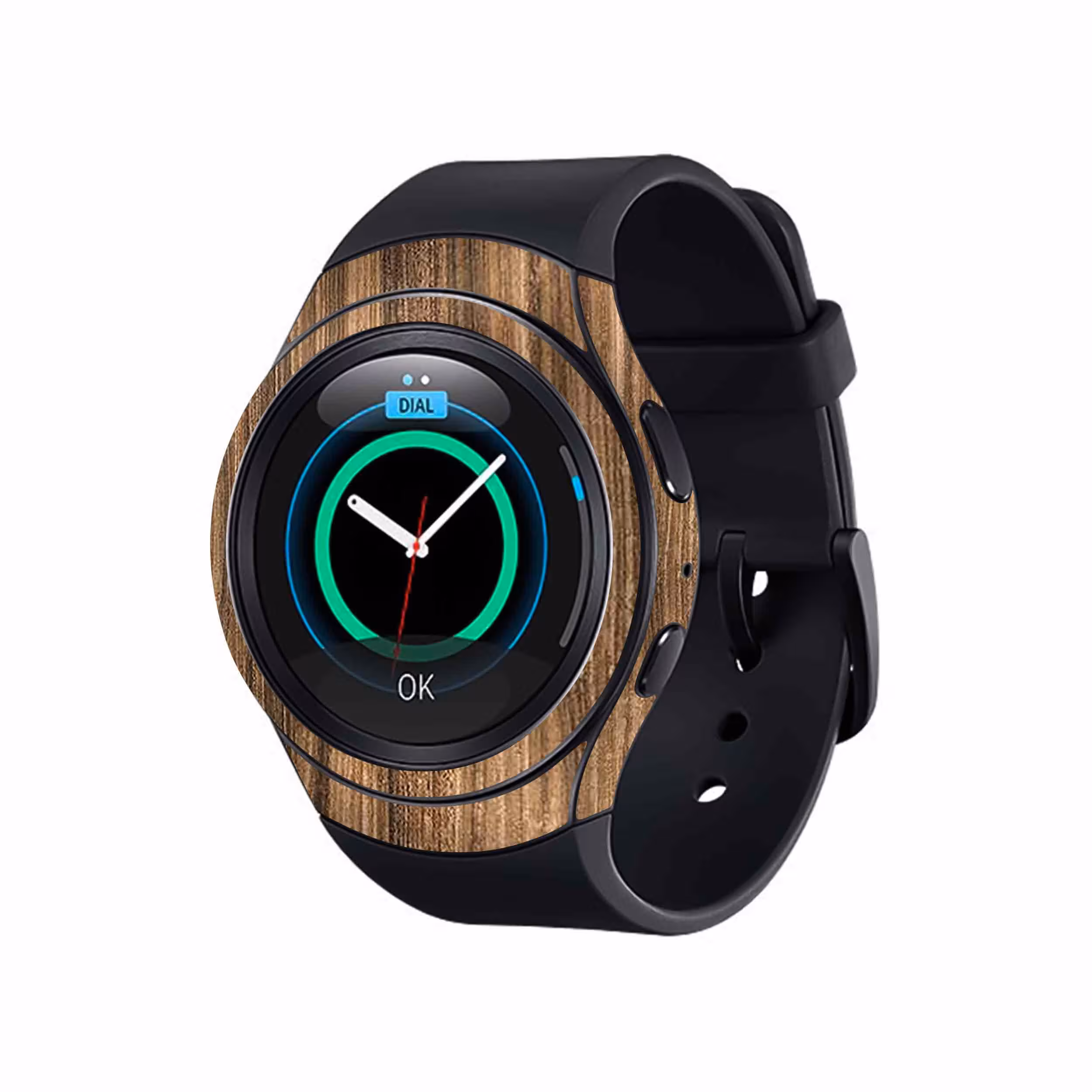 برچسب ماهوت طرح Light_Walnut_Wood مناسب برای ساعت هوشمند سامسونگ Galaxy Gear S2