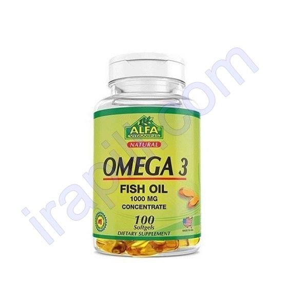 سافت ژل امگا 3 آلفا ویتامینز 1000 میلی گرم