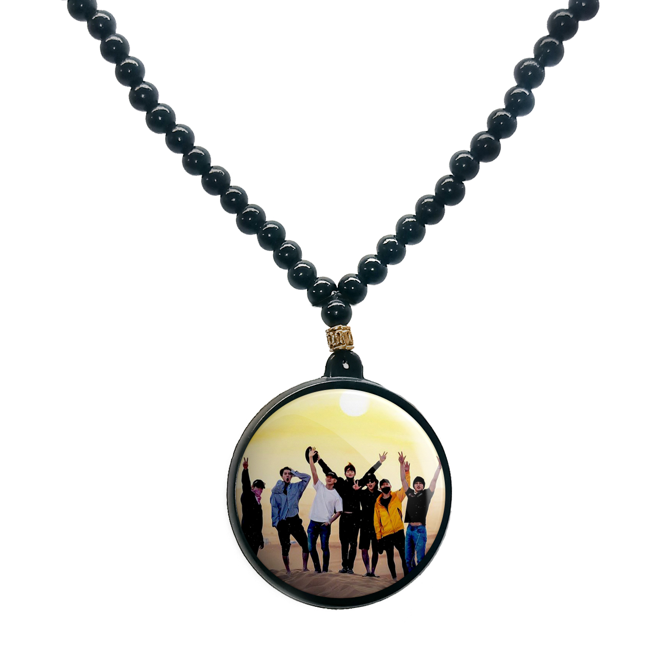 گردنبند پرمانه طرح EXO کد pmd.20