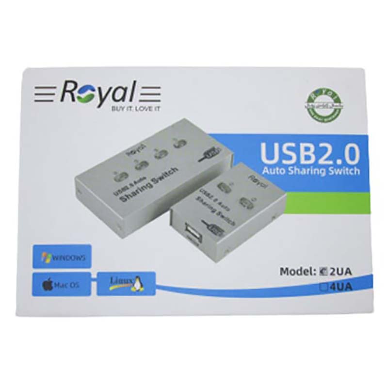 سوییچ 2 به 1 پرینتر اتوماتیک رویال Royal 2AU