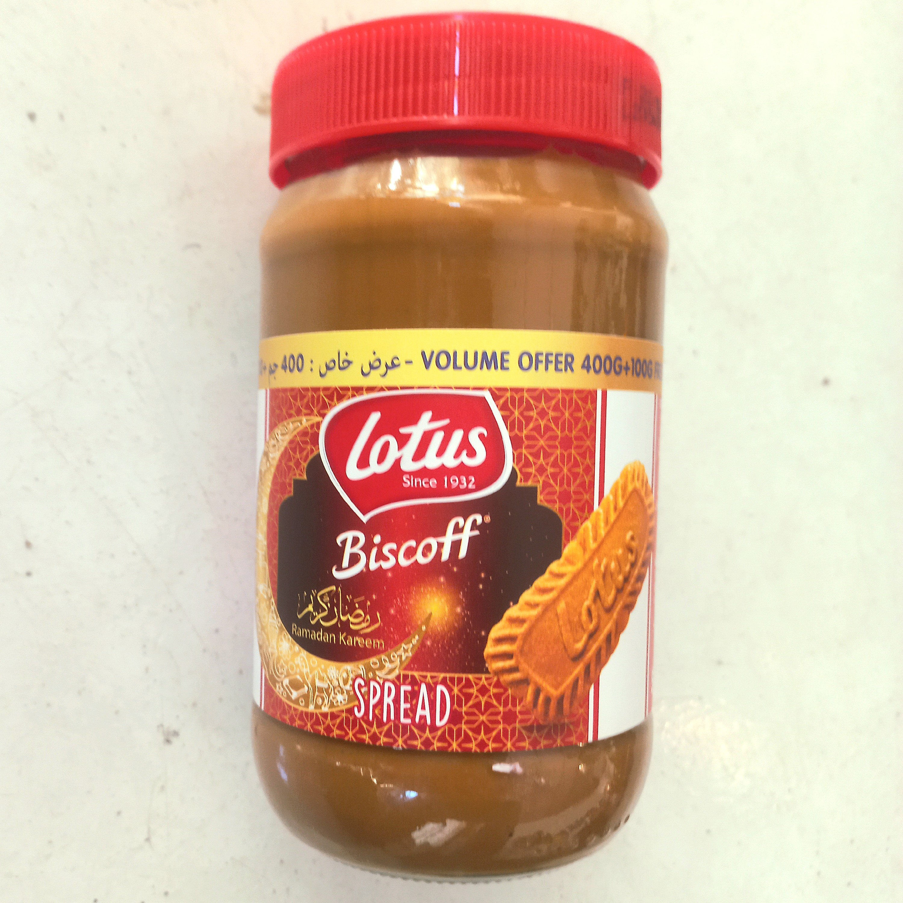 کرم بیسکویت لوتوس وزن 500 گرم