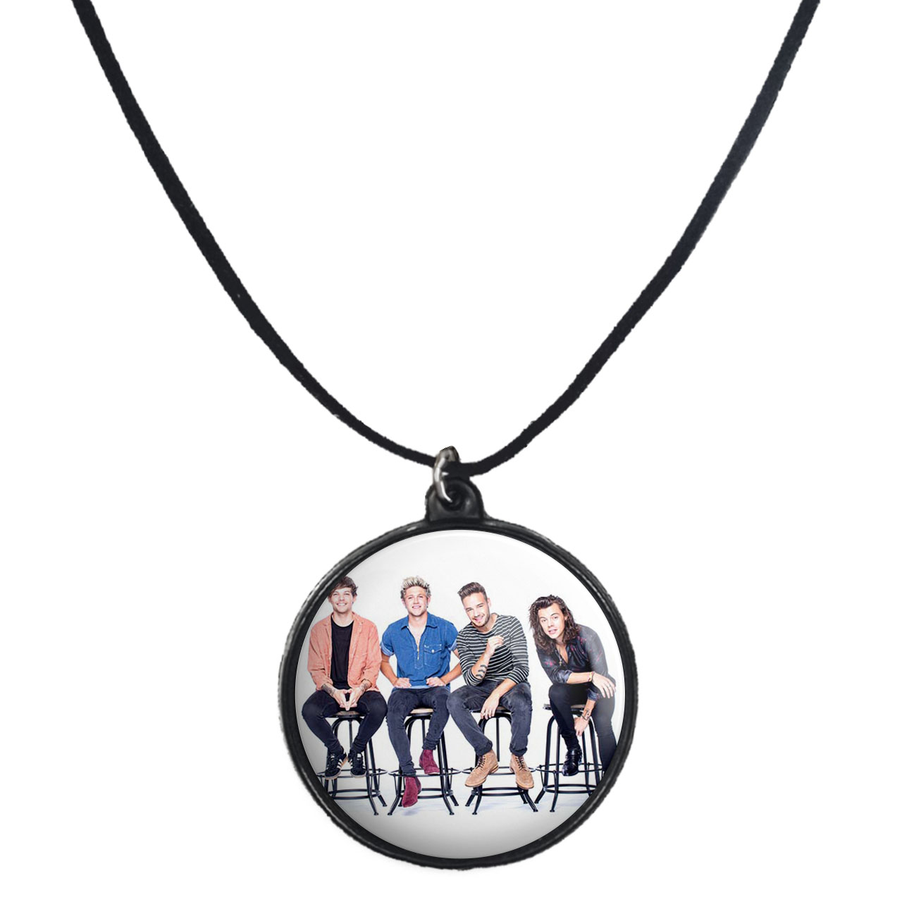 گردنبند پرمانه طرح One Direction کد pmb.13663 مدل دو طرفه