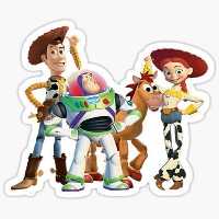 استیکر لپ تاپ طرح toy story کد 2441